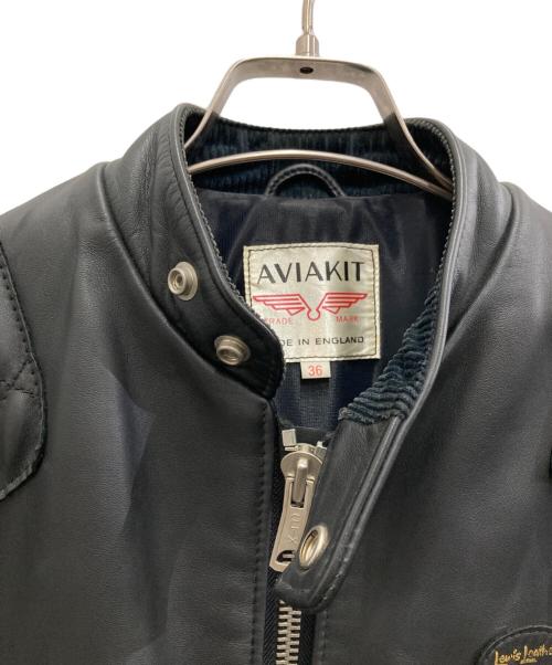 Lewis Leathers（ルイスレザース）Lewis Leathers (ルイスレザース) スーパーファントム シープスキンレザーライダースジャケット ブラック サイズ:36の古着・服飾アイテム