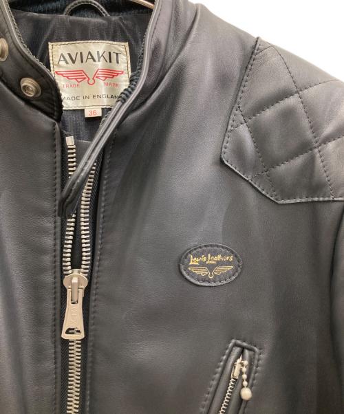 Lewis Leathers（ルイスレザース）Lewis Leathers (ルイスレザース) スーパーファントム シープスキンレザーライダースジャケット ブラック サイズ:36の古着・服飾アイテム