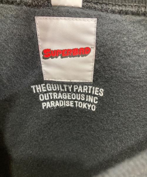 WACKO MARIA（ワコマリア）WACKO MARIA (ワコマリア) SUPERBAD CREW NECK SWEAT SHIRT ブラック サイズ:2XLの古着・服飾アイテム