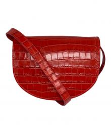 CHRISTIAN VILLA（クリスチャンヴィラ）の古着「クロコショルダーバッグ」｜レッド