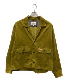 MONKEY TIME×Dickies（モンキータイム×ディッキーズ）の古着「CORD CPO SHIRT」｜オリーブ