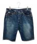 STUDIO D'ARTISAN（ステュディオダルチザン）の古着「デニムハーフパンツ」｜ブルー