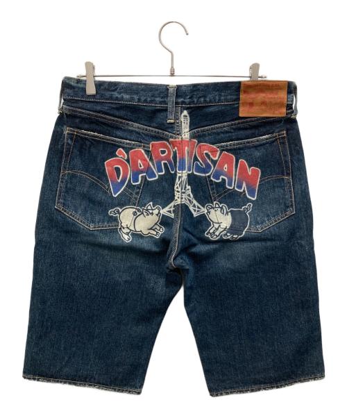 STUDIO D'ARTISAN（ステュディオダルチザン）STUDIO D'ARTISAN (ステュディオダルチザン) デニムハーフパンツ ブルー サイズ:Lの古着・服飾アイテム