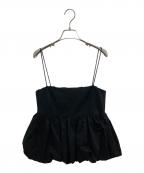 Whim Gazetteウィムガゼット）の古着「バルーンキャミブラウス」｜ブラック