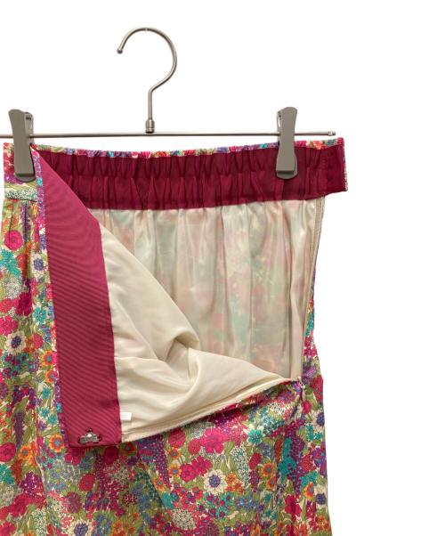 La boutique BonBon（ラブティックボンボン）La boutique BonBon (ラブティックボンボン) リバティプリントマキシマーメイドスカート ピンク サイズ:36の古着・服飾アイテム