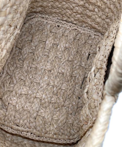 AMPIANA（アンピアーナ）AMPIANA (アンピアーナ) カゴバッグ ベージュの古着・服飾アイテム