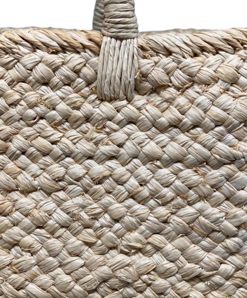 AMPIANA（アンピアーナ）AMPIANA (アンピアーナ) カゴバッグ ベージュの古着・服飾アイテム