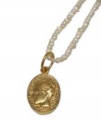 HERMINA ATHENSヘルミーナアセン）の古着「コインネックレス」｜ホワイト