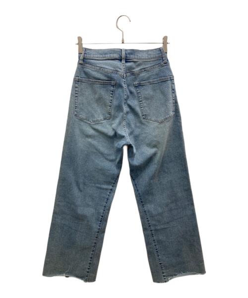 Q.anos（キュアノス）Q.anos (キュアノス) リラックスワイドデニムパンツ ブルーの古着・服飾アイテム