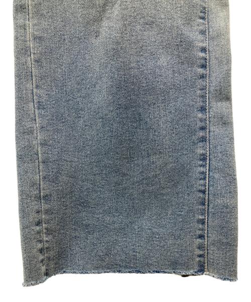 Q.anos（キュアノス）Q.anos (キュアノス) リラックスワイドデニムパンツ ブルーの古着・服飾アイテム