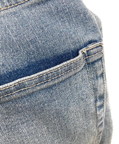 Q.anos（キュアノス）Q.anos (キュアノス) リラックスワイドデニムパンツ ブルーの古着・服飾アイテム