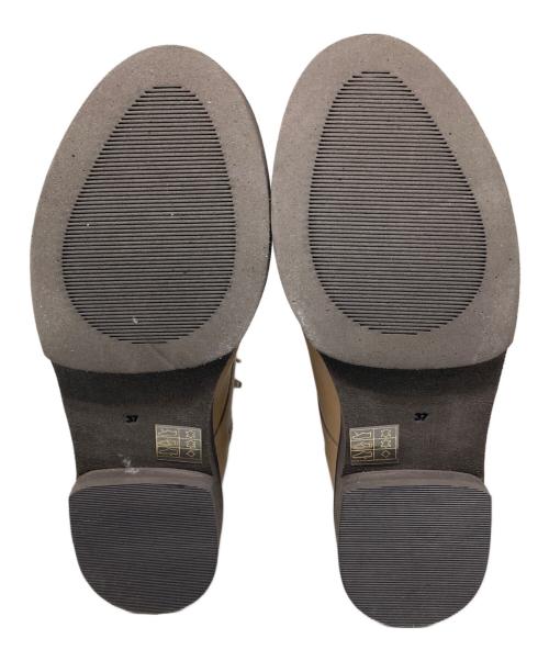 GALERIE VIE（ギャルリーヴィー）GALERIE VIE (ギャルリーヴィー) レースアップブーツ ベージュ サイズ:37の古着・服飾アイテム