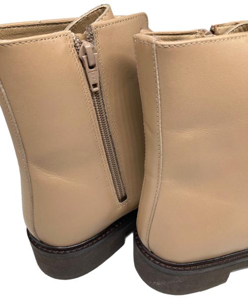 GALERIE VIE（ギャルリーヴィー）GALERIE VIE (ギャルリーヴィー) レースアップブーツ ベージュ サイズ:37の古着・服飾アイテム