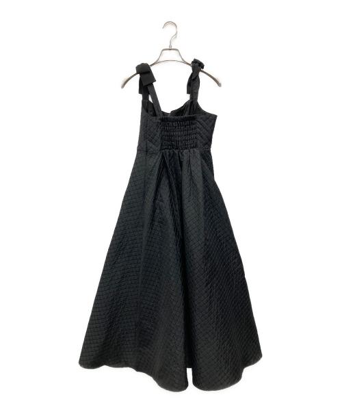 MISTREASS（ミストレアス）MISTREASS (ミストレアス) Shoulder Ribbon Quilting Dress ブラック サイズ:Fの古着・服飾アイテム
