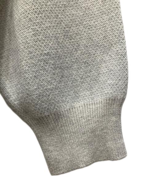 YOUNGER SONG（ヤンガーソング）YOUNGER SONG (ヤンガーソング) YS butterfly logo Half-zip Knit グレー サイズ:Mの古着・服飾アイテム