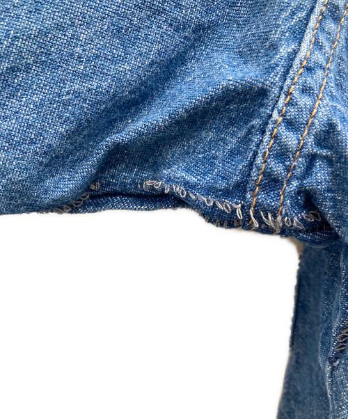 Wrangler（ラングラー）Wrangler (ラングラー) 切替デニムシャツ インディゴ サイズ:34の古着・服飾アイテム