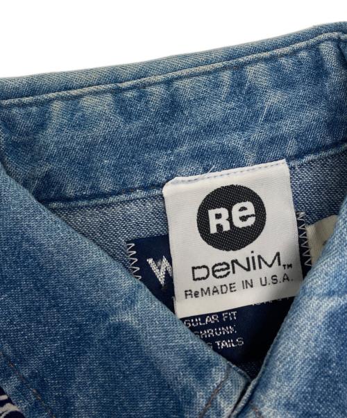 Wrangler（ラングラー）Wrangler (ラングラー) 切替デニムシャツ インディゴ サイズ:34の古着・服飾アイテム