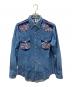 Wrangler（ラングラー）の古着「切替デニムシャツ」｜インディゴ