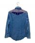 Wrangler (ラングラー) 切替デニムシャツ インディゴ サイズ:34：4000円
