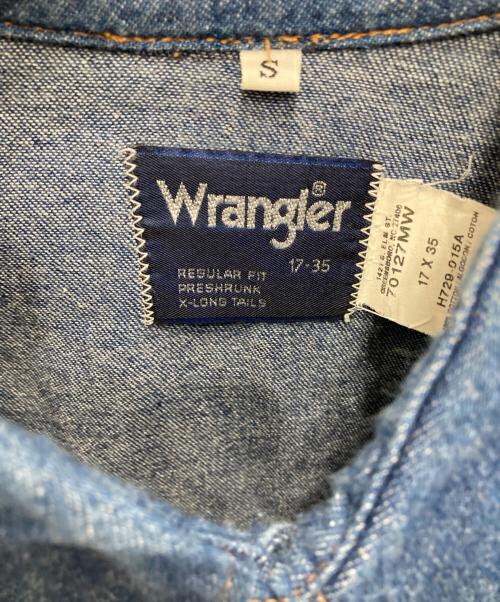 Wrangler（ラングラー）Wrangler (ラングラー) デニムシャツ インディゴ サイズ:Sの古着・服飾アイテム
