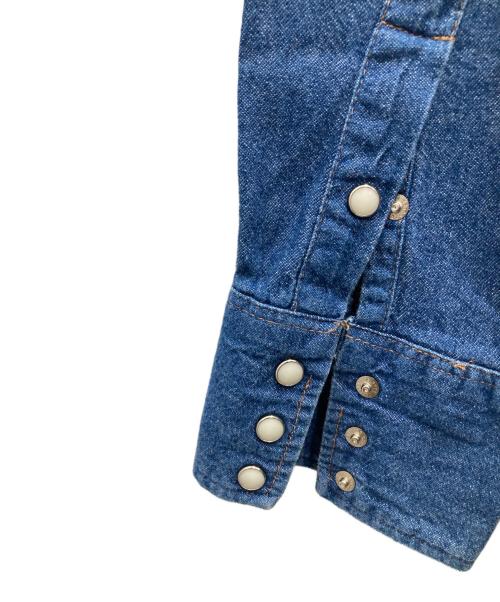 Wrangler（ラングラー）Wrangler (ラングラー) デニムシャツ インディゴ サイズ:Sの古着・服飾アイテム