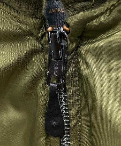 U'S NAVY（ユーエスネイビー）U'S NAVY (ユーエスネイビー) G-8フライトジャケット カーキ サイズ:38の古着・服飾アイテム