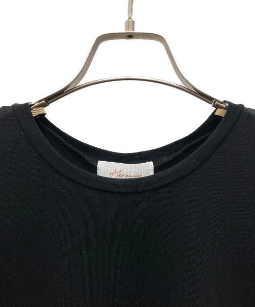 HERENCIA（ヘレンチア）HERENCIA (ヘレンチア) 異素材ドッキングカットワンピース ブラック サイズ:FREEの古着・服飾アイテム