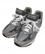 NEW BALANCEニューバランス）の古着「993ローカットスニーカー」｜グレー