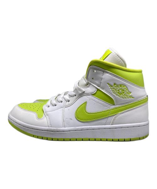 NIKE（ナイキ）NIKE (ナイキ) Air Jordan 1 Mid/エア ジョーダン 1 ミッド ホワイト×イエロー サイズ:28.5の古着・服飾アイテム
