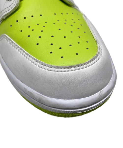 NIKE（ナイキ）NIKE (ナイキ) Air Jordan 1 Mid/エア ジョーダン 1 ミッド ホワイト×イエロー サイズ:28.5の古着・服飾アイテム