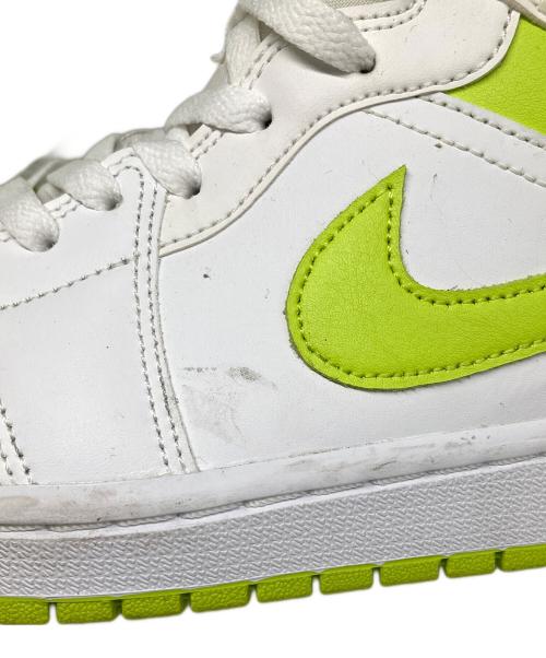 NIKE（ナイキ）NIKE (ナイキ) Air Jordan 1 Mid/エア ジョーダン 1 ミッド ホワイト×イエロー サイズ:28.5の古着・服飾アイテム