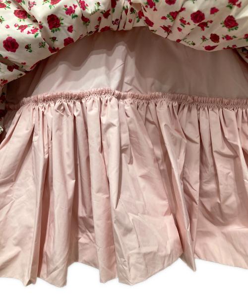 little sunny bite（リトルサニーバイト）little sunny bite (リトルサニーバイト) rose tiered dress/ローズ ティアード ドレス ピンク サイズ:Sの古着・服飾アイテム