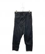 JULIUSユリウス）の古着「Low Crotch Baggy Pants/ロークロッチバギーパンツ」｜ブラック