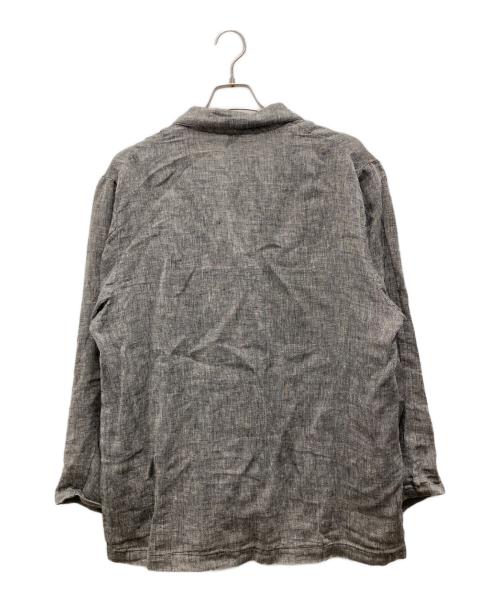 confect（コンフェクト）confect (コンフェクト) リネンパナマイージージャケット グレー サイズ:4の古着・服飾アイテム