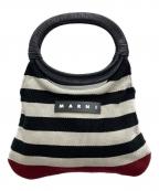 MARNIマルニ）の古着「ボートバッグ」｜ブラック×レッド