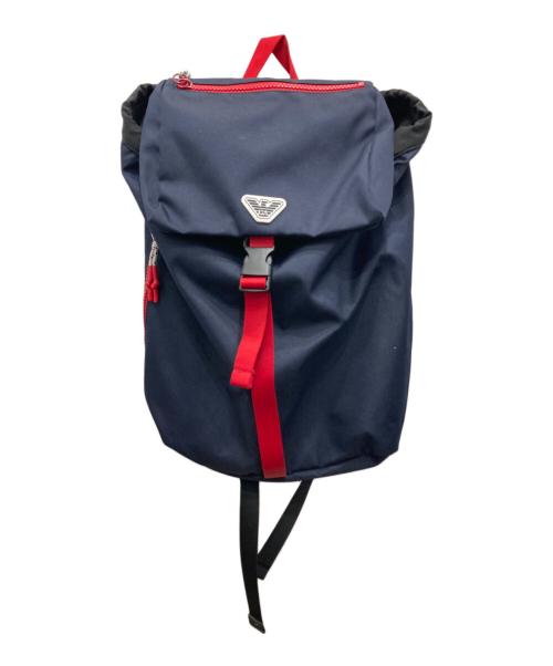 EMPORIO ARMANI（エンポリオ アルマーニ）EMPORIO ARMANI (エンポリオアルマーニ) バックパック ネイビーの古着・服飾アイテム