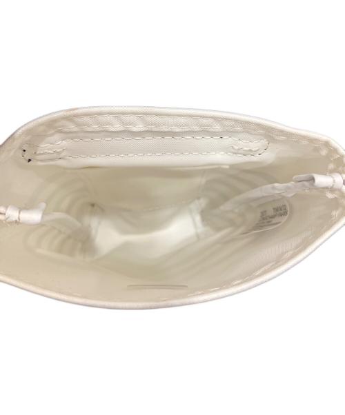 LONGCHAMP（ロンシャン）LONGCHAMP (ロンシャン) ショルダーポーチ ホワイト×ネイビーの古着・服飾アイテム