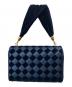 BOTTEGA VENETA (ボッテガベネタ) イントレチャートベルベットミニバッグ ネイビー：15000円