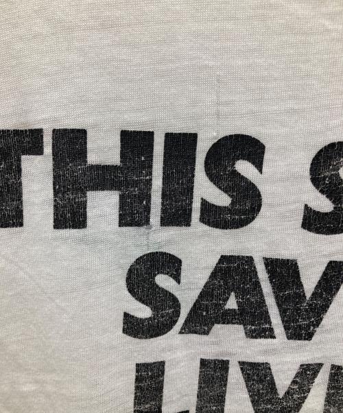 USED（ユーズド）USED (ユーズド) 80's LIVE AIDヴィンテージTシャツ ホワイト サイズ:不明（実寸をご確認ください）の古着・服飾アイテム