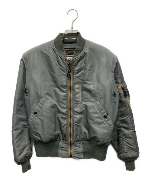 THE REAL McCOY'S（ザ・リアルマッコイズ）THE REAL McCOY'S (ザ・リアルマッコイズ) MA-1フライトジャケット オリーブ サイズ:Sの古着・服飾アイテム