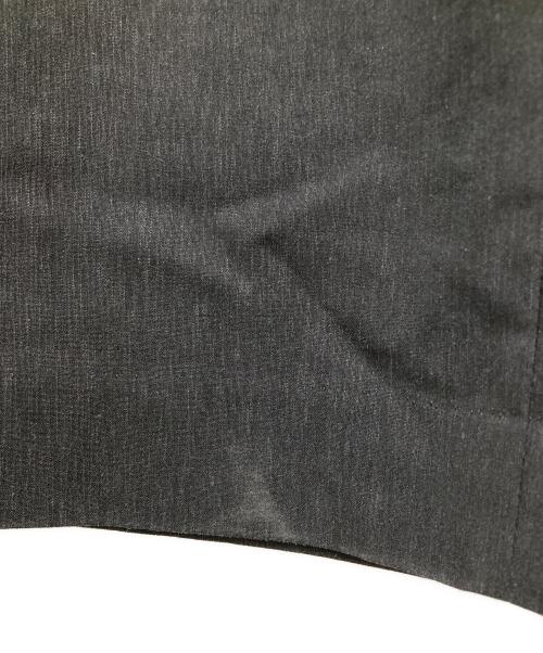 BALLSEY（ボールジィ）BALLSEY (ボールジィ) リネンレーヨンストレッチ タックストレートパンツ ブラック サイズ:36の古着・服飾アイテム