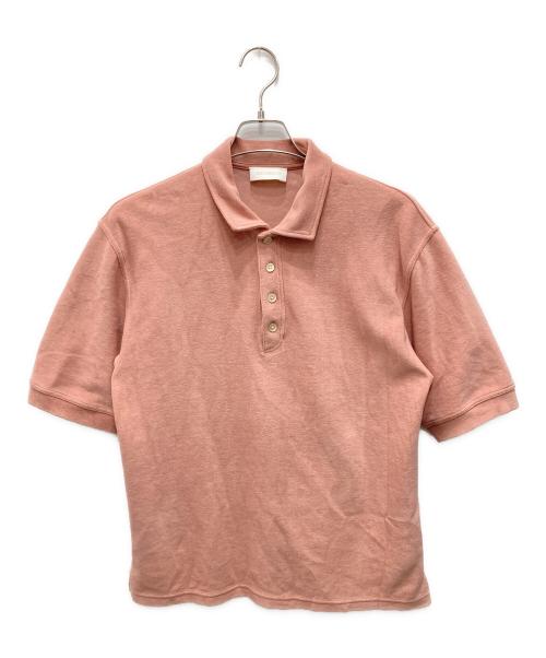 DAYDREAM（デイドリーム）DAYDREAM (デイドリーム) Organic Cotton Pile Polo/オーガニックコットンパイルポロシャツ ピンク サイズ:Mの古着・服飾アイテム