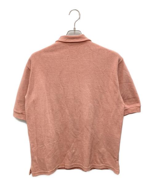 DAYDREAM（デイドリーム）DAYDREAM (デイドリーム) Organic Cotton Pile Polo/オーガニックコットンパイルポロシャツ ピンク サイズ:Mの古着・服飾アイテム