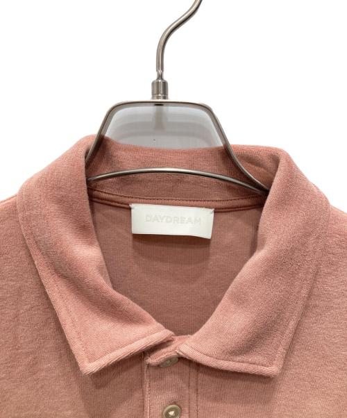 DAYDREAM（デイドリーム）DAYDREAM (デイドリーム) Organic Cotton Pile Polo/オーガニックコットンパイルポロシャツ ピンク サイズ:Mの古着・服飾アイテム