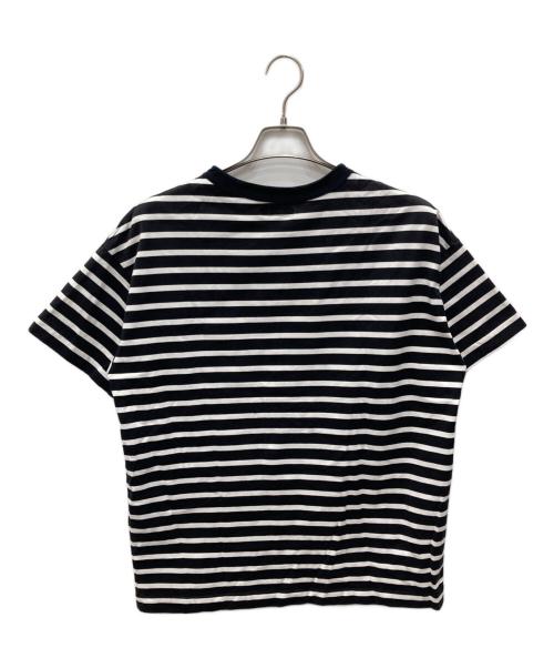 A vontade（アボンタージ）A vontade (アボンタージ) BEAMS F (ビームスエフ) ボーダーカットソー ホワイト×ブラック サイズ:Mの古着・服飾アイテム