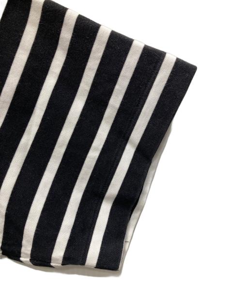 A vontade（アボンタージ）A vontade (アボンタージ) BEAMS F (ビームスエフ) ボーダーカットソー ホワイト×ブラック サイズ:Mの古着・服飾アイテム