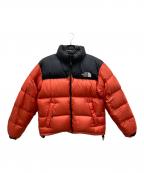 THE NORTH FACEザ ノース フェイス）の古着「NUPTSE JACKET/ヌプシ ジャケット」｜オレンジ×ブラック