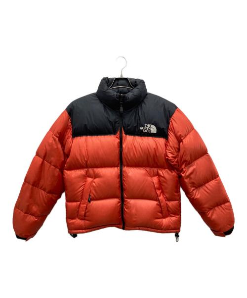 THE NORTH FACE（ザ ノース フェイス）THE NORTH FACE (ザ ノース フェイス) NUPTSE JACKET/ヌプシ ジャケット オレンジ×ブラック サイズ:Mの古着・服飾アイテム