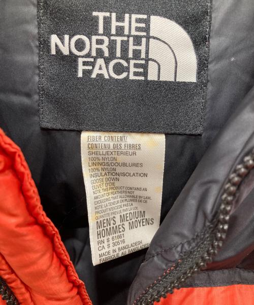 THE NORTH FACE（ザ ノース フェイス）THE NORTH FACE (ザ ノース フェイス) NUPTSE JACKET/ヌプシ ジャケット オレンジ×ブラック サイズ:Mの古着・服飾アイテム