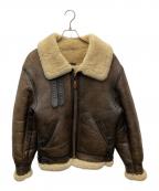 AVIREXアヴィレックス）の古着「B-3 ムートンジャケット」｜ブラウン